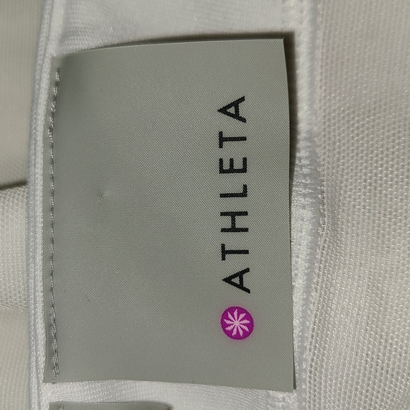 Athleta Turbo Charge White Racer Back Tank Top - Picture 3 of 6